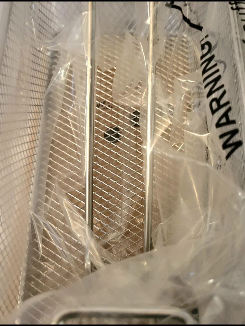 Curtis Stone 2-Piece Stainless Steel Oil Deep Fryer Basket Set New
